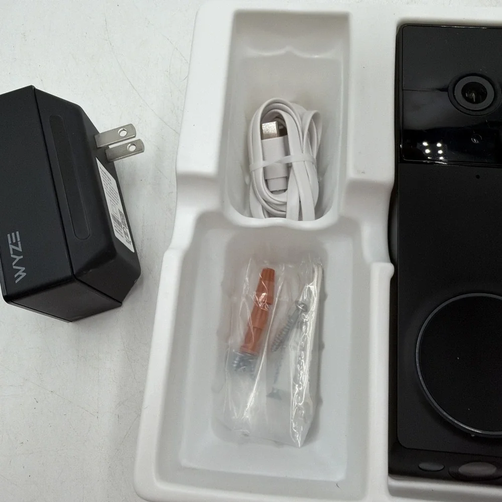 WYZE Wireless Duo Cam Video Doorbell Chime Included Battery Powered 2K Full